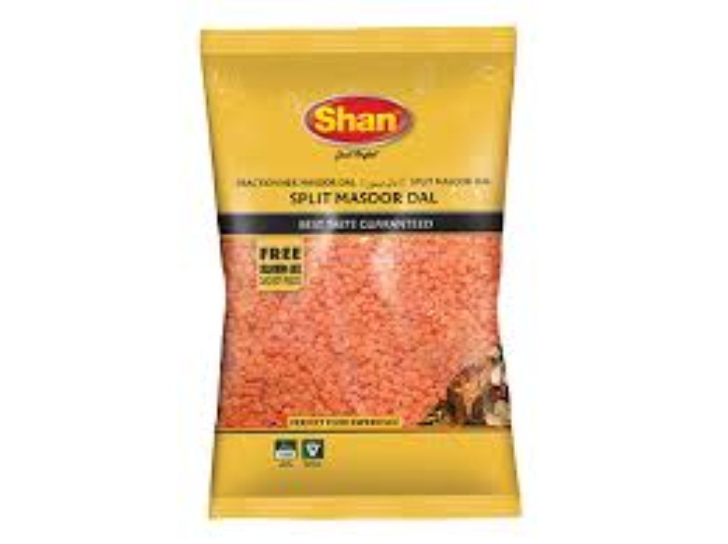 SHAN MASOOR DAL(SPLIT RED)500G+FREE SSN MIX